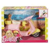 Scuter Barbie cu accesorii