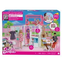Casuta de papusi Barbie cu 4 camere