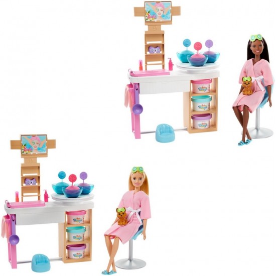 Set de joaca Barbie - O zi la salonul spa