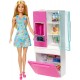 Set papusa Barbie blonda cu mobilier bucatarie