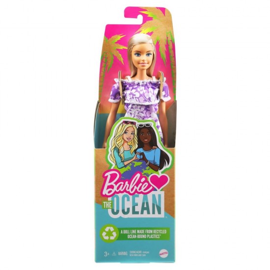 Papusa Barbie Travel blonda - Aniversare 50 de ani Malibu