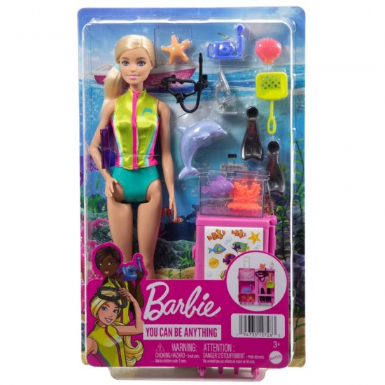 Papusa Barbie You Can Be Anything - Biologist marin