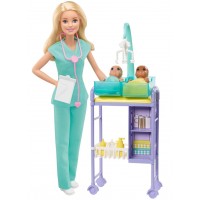 Papusa Barbie You Can Be Anything - Doctor pediatru