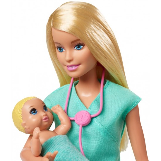 Papusa Barbie You Can Be Anything - Doctor pediatru
