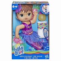 Papusa bebelus Baby Alive Shimmer Sirena