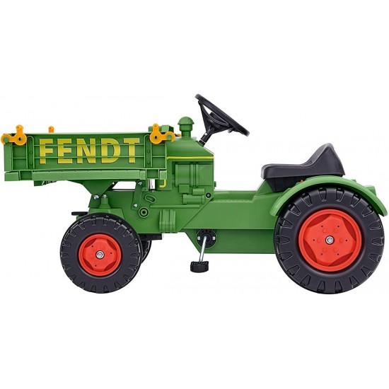 Tractor cu pedale, platforma si claxon Fendt Big