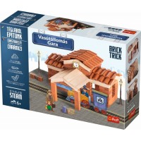 Set constructie Brick Trick Gara din caramidute ceramice