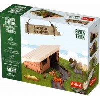 Set constructie Brick Trick Garaj din caramidute ceramice