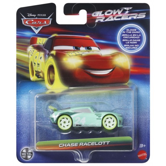 Masinuta metalica Glow Racers Cars Chase Racelott 1:55 Masinuta metalica Glow Racers Cars Chase Racelott 1:55
