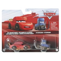 Set 2 masinute metalice Cars 3 - Cave Fulger Mcqueen si Pitstoposaurus