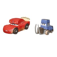 Set 2 masinute metalice Cars 3 - Cave Fulger Mcqueen si Pitstoposaurus