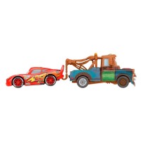 Set 2 masinute metalice Fulger McQueen si Mater Cars 3