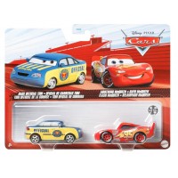 Set 2 masinute metalice Fulger McQueen si Rayo McQueen