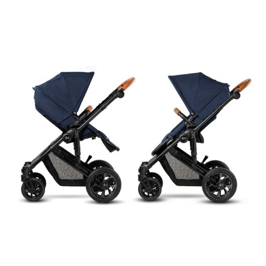 Carucior 3 in 1 Kinderkraft Prime 2 Mink Pro Navy