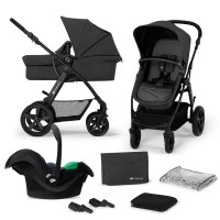 Carucior multifunctional 3 in 1 Kinderkraft Moov Black