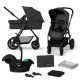 Carucior multifunctional 3 in 1 Kinderkraft Moov Black