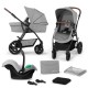 Carucior multifunctional 3 in 1 Kinderkraft Moov Grey