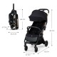 Carucior sport Kinderkraft Apino 0-22 kg Raven Black