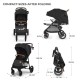 Carucior sport Kinderkraft Grande Plus Black