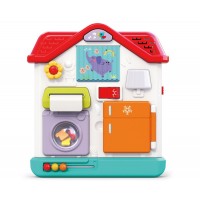 Casuta de jucarie cu activitati senzoriale Montessori Hola Toys