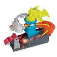 Set de joaca Hot Wheels - Cursa cu obstacol Ptero Dinozaurul Zburator
