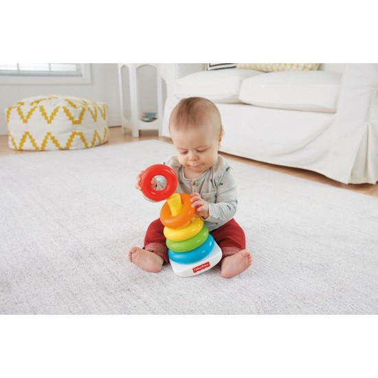 Jucarie bebelusi Piramida cu inele Fisher Price