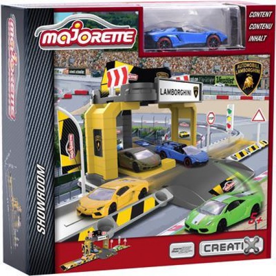 Set Creatix Lamborghini Showroom cu masina inclusa Set Creatix Lamborghini Showroom cu masina inclusa