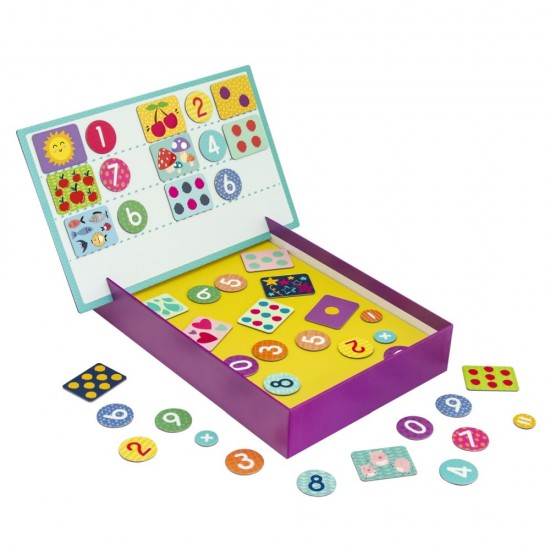 Set magnetic educativ 57 piese - Invata numerele