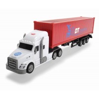 Camion container cu remorca Dickie DT Logistics 42 cm