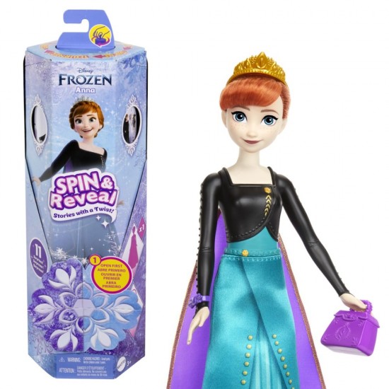 Papusa Anna Disney Frozen Spin and Reveal 