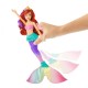 Papusa Disney Princess sirena Ariel culori schimbatoare