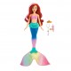 Papusa Disney Princess sirena Ariel culori schimbatoare