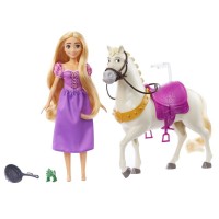 Set papusa Rapunzel si cal Maximus Disney Princess 