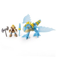 Figurina dragon cu calaret Astrid si Stormfly Dragons
