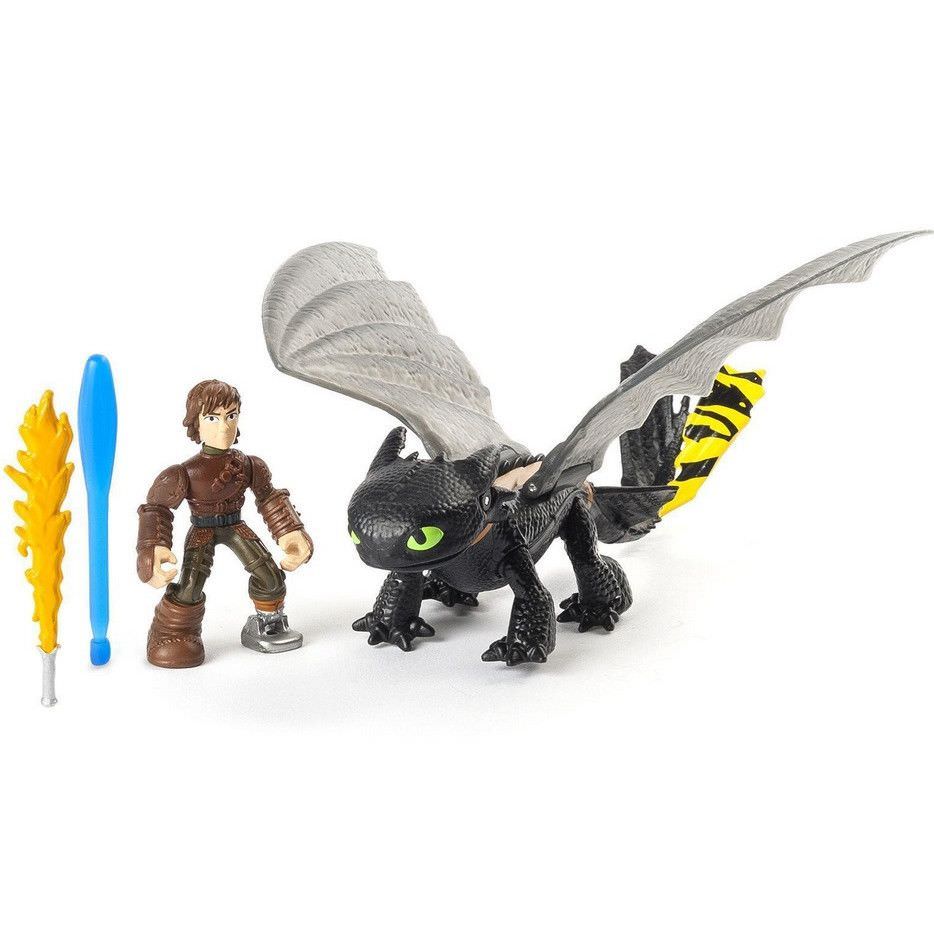 Maneuver In need of Write email Figurina dragon cu calaret Hiccup si Stirbul Dragons | KidoStore.ro