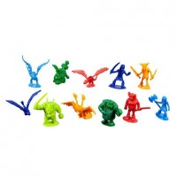 Set 25 figurine Dragoni in galetusa