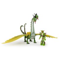 Set Dragon Belch si Barf cu figurina Tuffnut Dragons 3 
