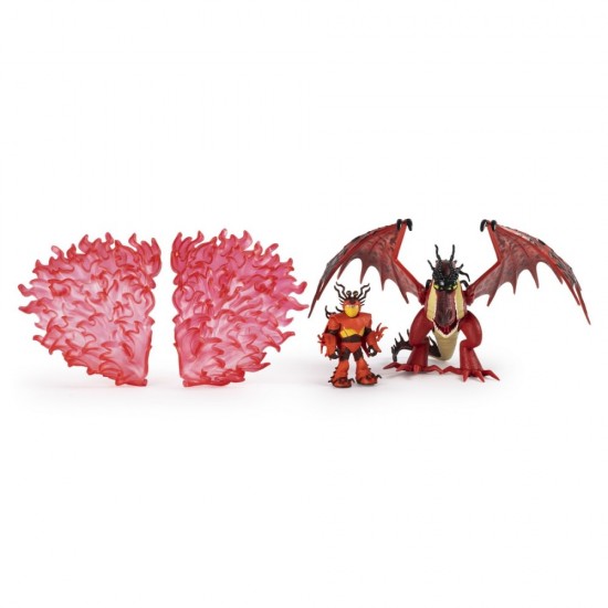 Set Dragon Hookfang cu figurina Snotlout Dragons 3 