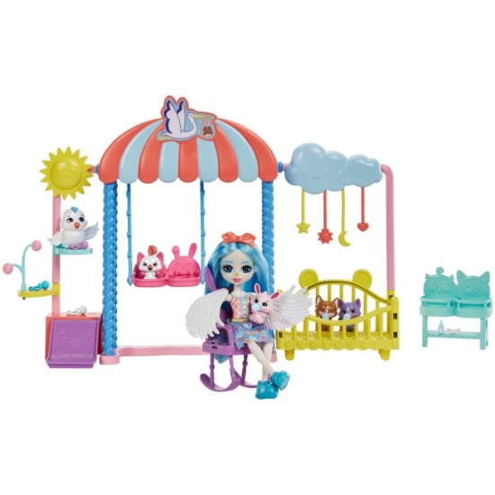 Set de joaca Cresa Enchantimals Baby Best Friends