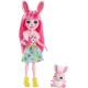 Papusa Enchantimals cu animalut Bree Bunny & Twist