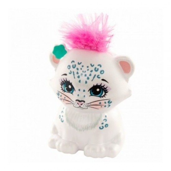 Papusa Enchantimals Mattel Sybill Snow Leopard cu animalut Flake