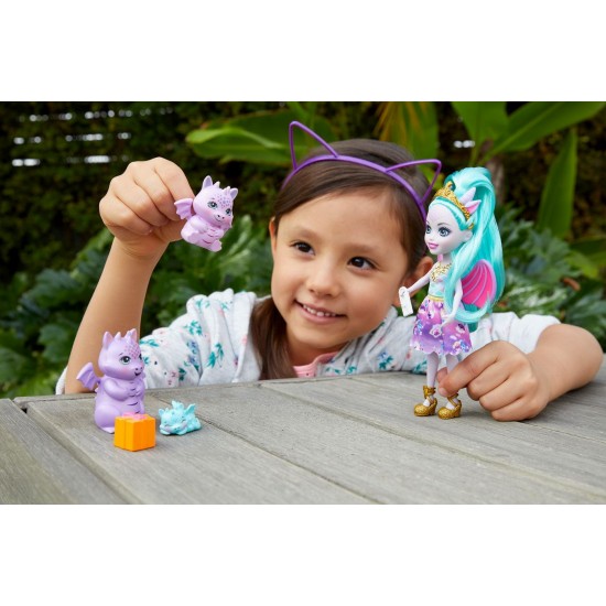 Set de joaca Enchantimals Royal - Familia dragonilor 