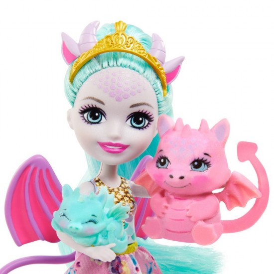 Set de joaca Enchantimals Royal - Familia dragonilor 