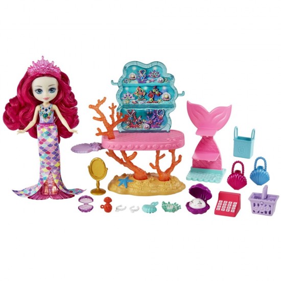 Set papusa Enchantimals cu mobilier Ocean Kingdom