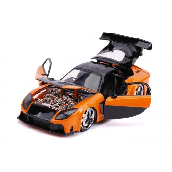 Masinuta metalica Mazda RZ-7 Fast and Furious scara 1:24