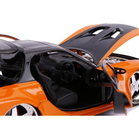 Masinuta metalica Mazda RZ-7 Fast and Furious scara 1:24