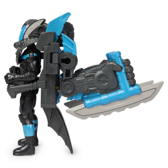Figurina Nightwing 10 cm cu mega accesorii pentru lupta