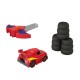 Masinuta rosie scara 1:55 Fisher-Price Batwheels 