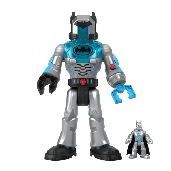 Robot Batman in costum gri 30 cm Fisher-Price Imaginext DC Super Friends