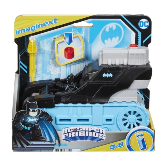 Vehicul cu figurina Bat-Tech Fisher-Price Imaginext DC Super Friends 